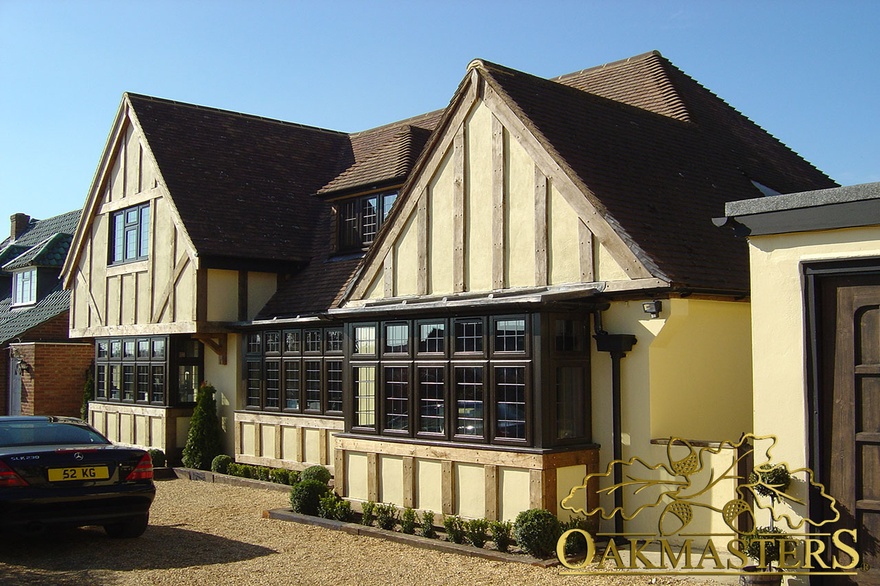 Oak cladding is a great way to add character to an existing property