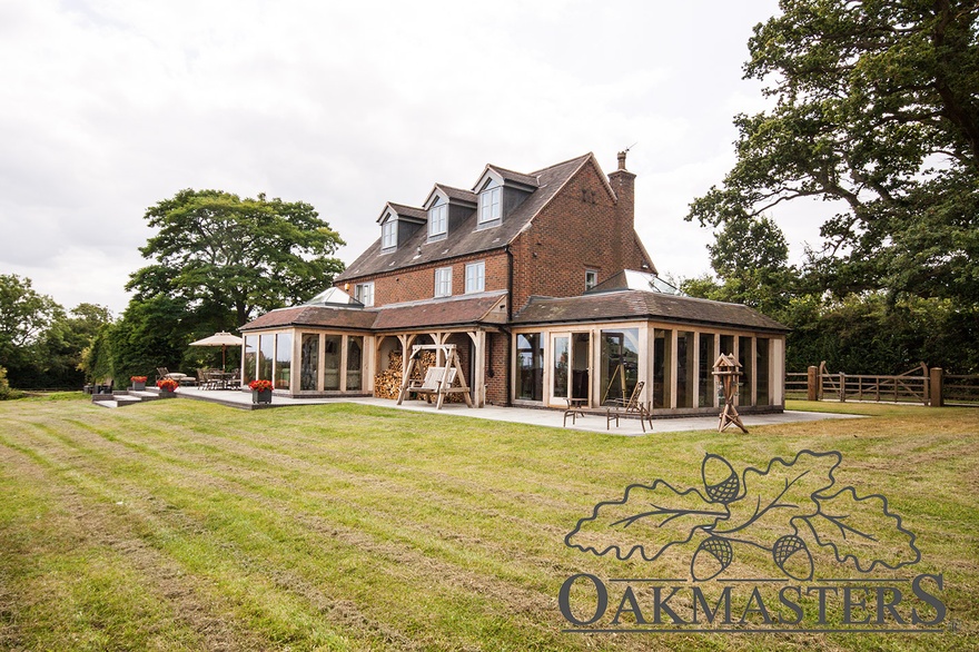 Oak framed orangeries are great when you face height restrictions on your extension