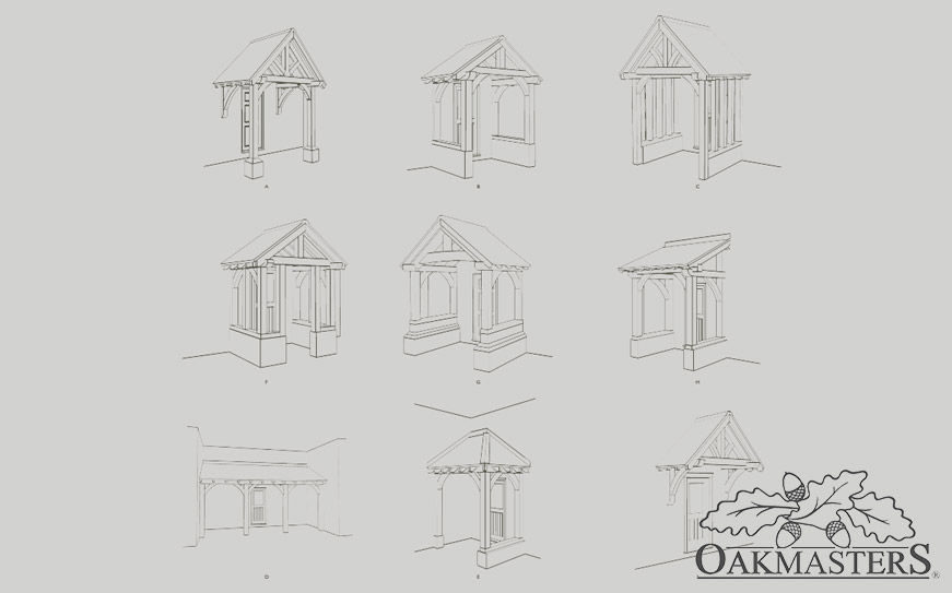 Oak porch design ideas, to help select your oak framed porch style