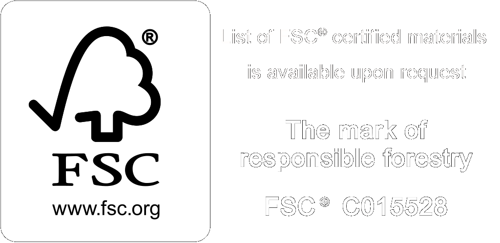 Oakmasters is accredited by The Control Union on Behalf of the FSC