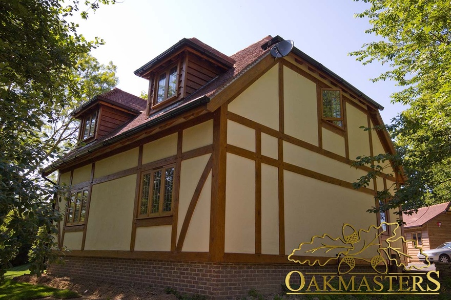 External oak timber garden out-house