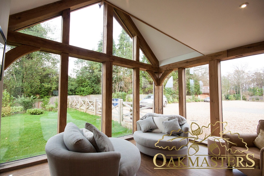 A bright and airy snug area under the stairs