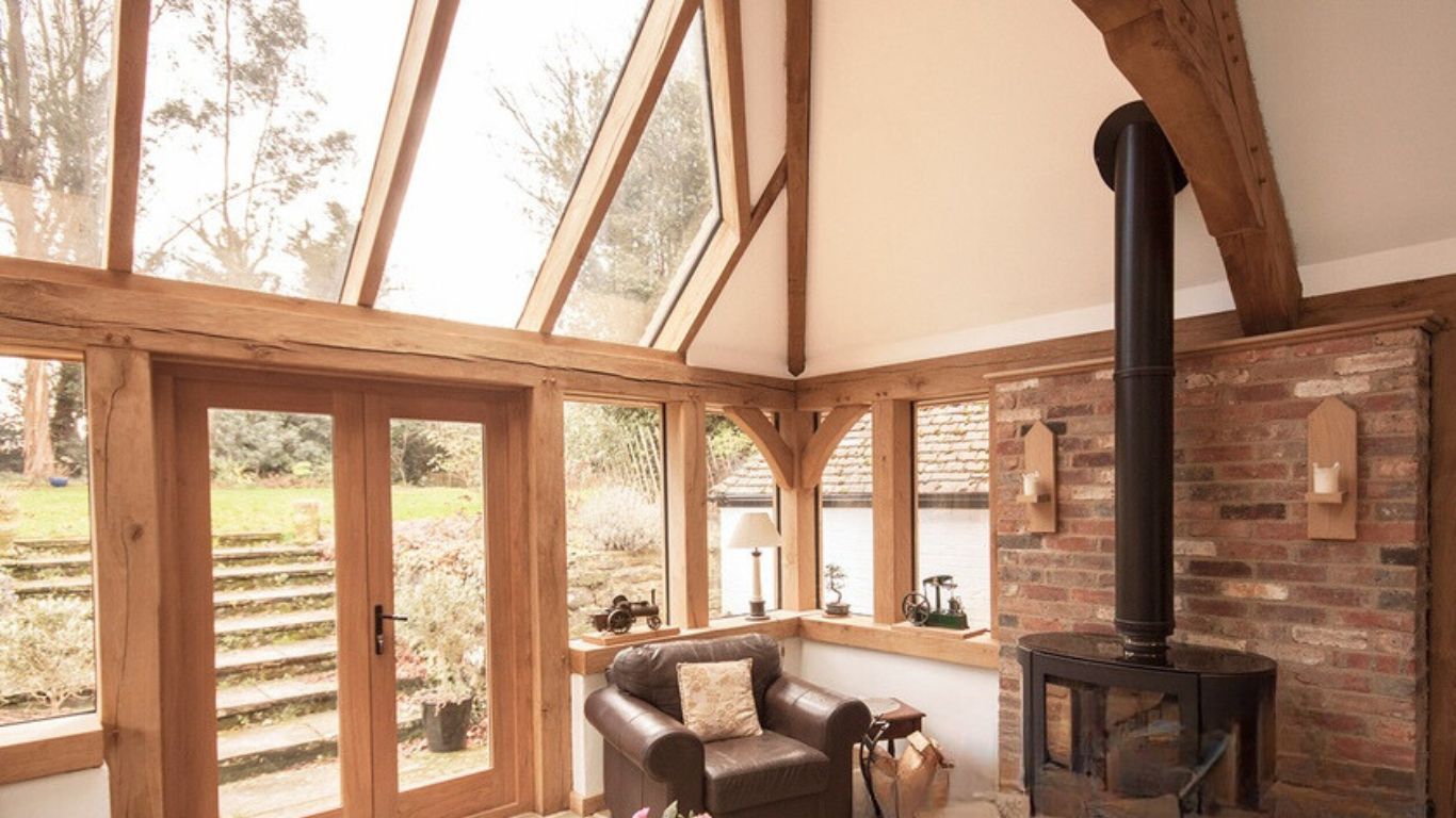 Oak framed orangery 